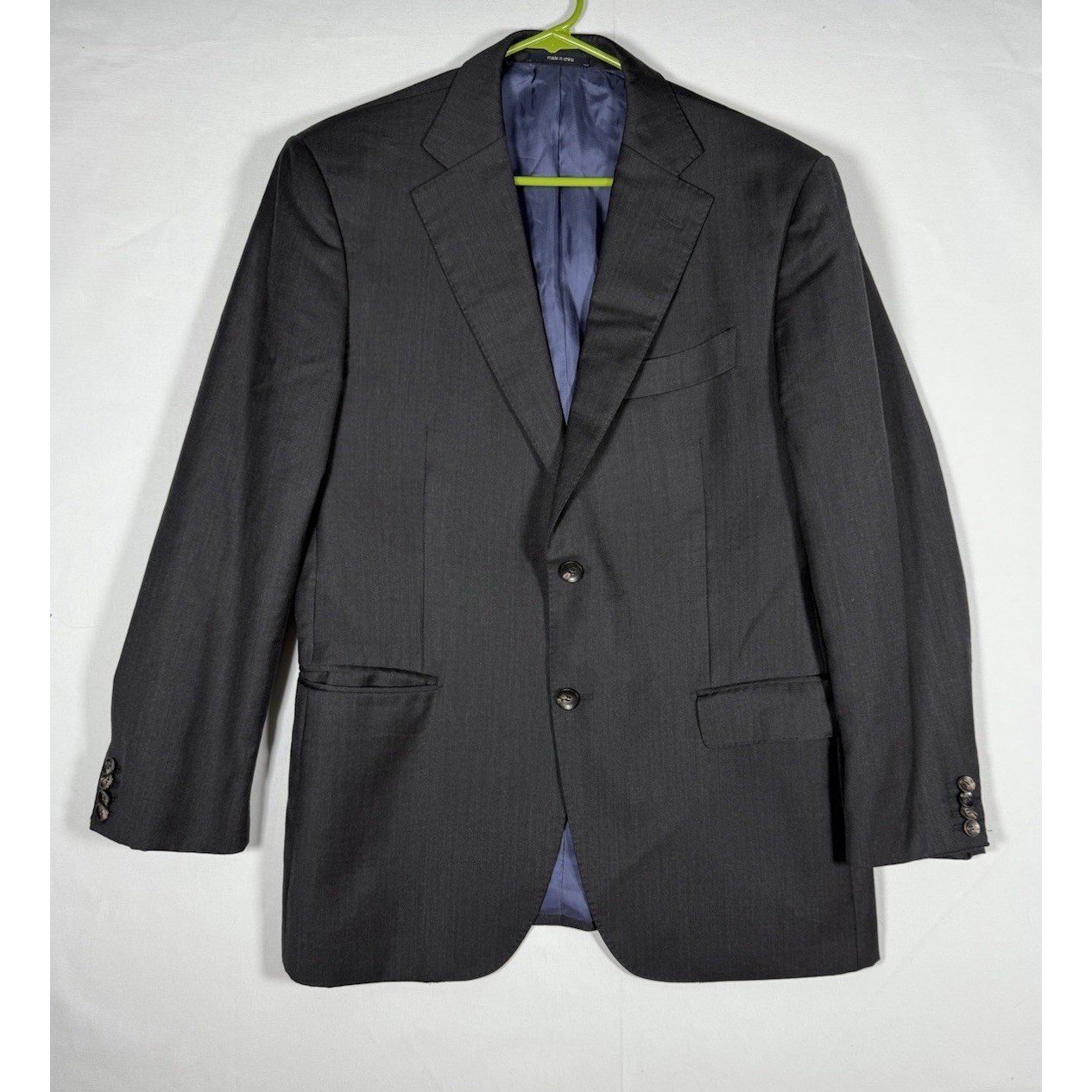 Suitsupply Blazer Men's 42r Gray Zignone Biella Italy Super 110s Wool Sportcoat